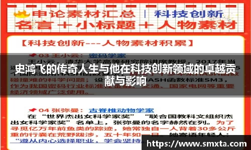 史鸿飞的传奇人生与他在科技创新领域的卓越贡献与影响